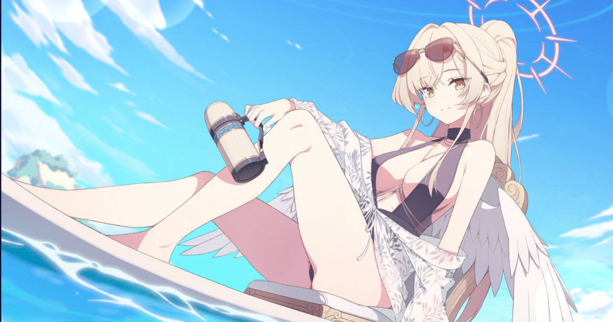 ナギサ（水着）のメモリアルロビー画像